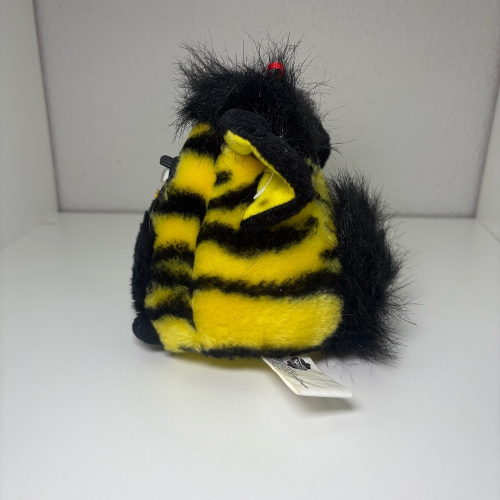 1999 Nanco Furby Bumblebee Plush Stuffed Toy Yellow Black Stripes - Picture 2 of 9